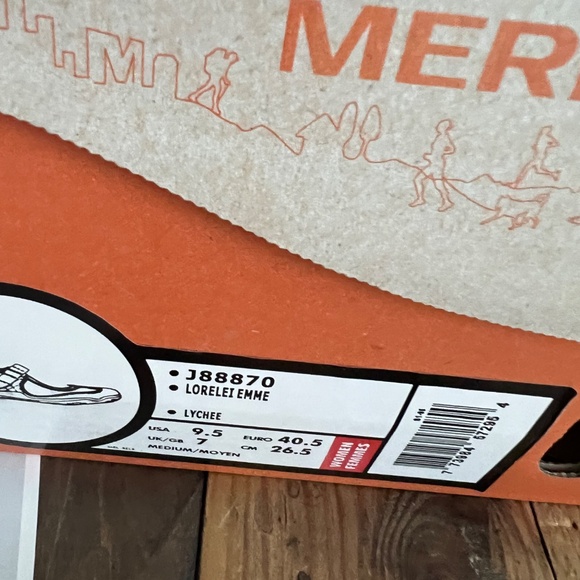 New in box Merrell Lorelei Emme shoes in size 9.5 - Picture 2 of 6